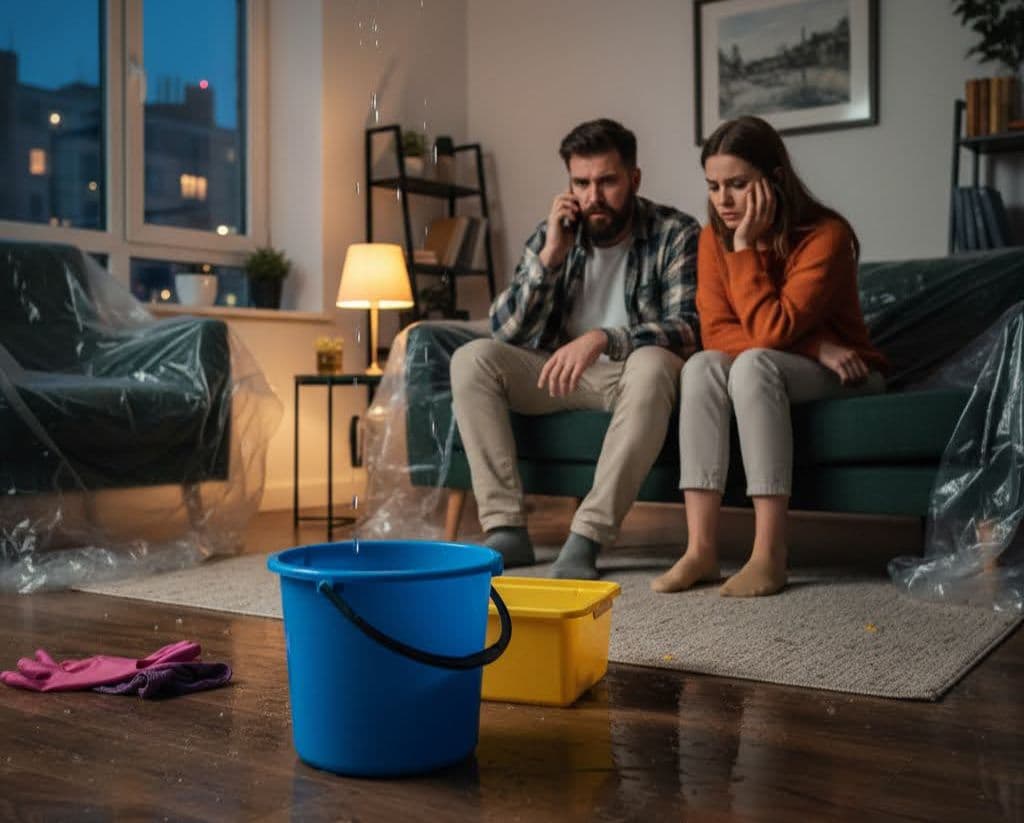 after hours ceiling leak